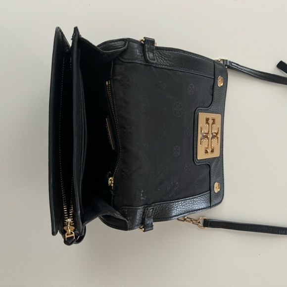 Tory Burch Crocked Leather Purse with Strap - Picture 5 of 8